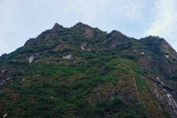 Aguas Calientes Stad Machu Picchu Stad Vit Bro — Stockfoto