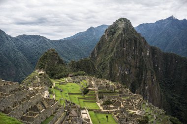 Machu Picchu 'nun Büyük Panoramisi, Cusco Peru
