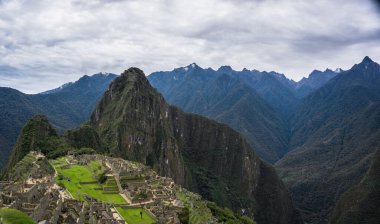 Machu Picchu 'nun ünlü kalıntıları, Cusco Peru