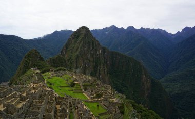 Machu Picchu 'nun ünlü kalıntıları, Cusco Peru