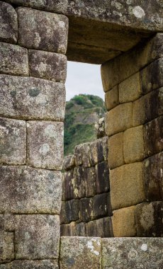 Machu Picchu, Peru 'daki Kraliyet Sarayı ve İnkaların Acllahuasi' si