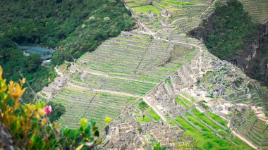 Wayna Picchu 'dan Machu Picchu Manzarası, Huayna Picchu