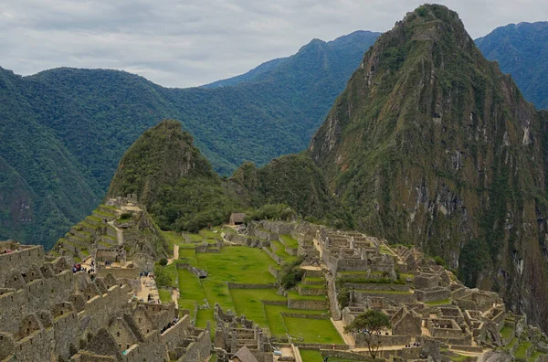Stor Panoramautsikt Över Machu Picchu Cusco Peru — Stockfoto