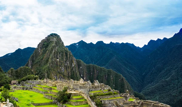 Machu Picchu Nun Ünlü Kalıntıları Cusco Peru — Stok fotoğraf