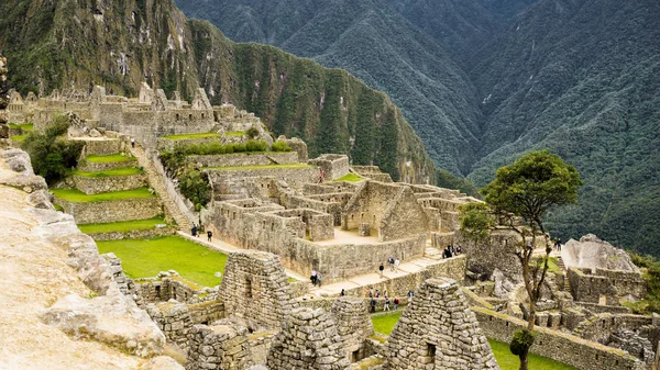 Maço Picchu Nun Arkeolojik Kalıntıları — Stok fotoğraf