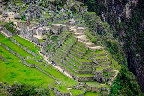 Vista Machu Picchu Desde Wayna Picchu Huayna Picchu — Foto de Stock