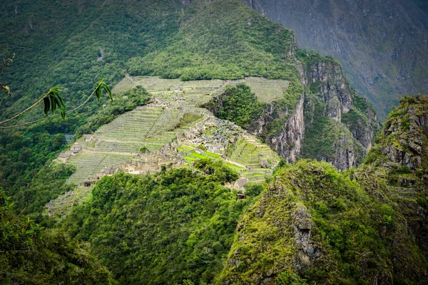 Blick Auf Machu Picchu Von Wayna Picchu Huayna Picchu — Stockfoto