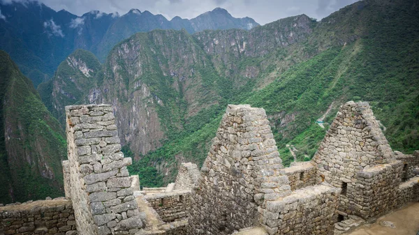 Großes Panorama Von Machu Picchu Cusco Peru — Stockfoto