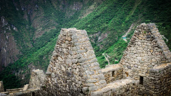 Großes Panorama Von Machu Picchu Cusco Peru — Stockfoto