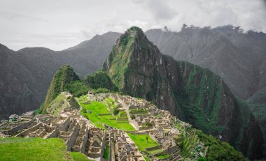 Machu Picchu 'nun Panoramisi, Cusco Peru