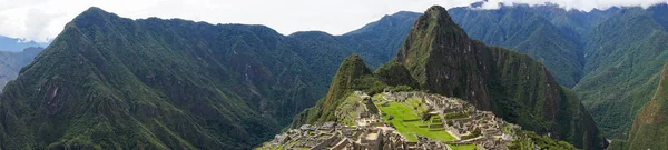 Panorâmica Machu Picchu Cusco Peru — Fotografia de Stock