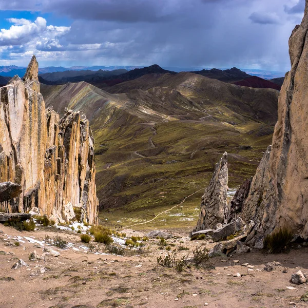 Dağları Ndaki Cusco Peru Daki Taş Ormanı — Stok fotoğraf