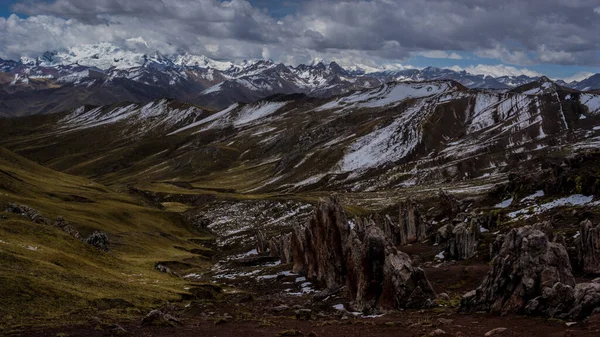 Floresta Pedra Cusco Peru Nas Montanhas Dos Andes — Fotografia de Stock