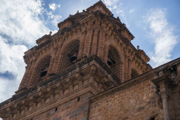 Cusco Cathedral located on the main square of Cusco in Peru