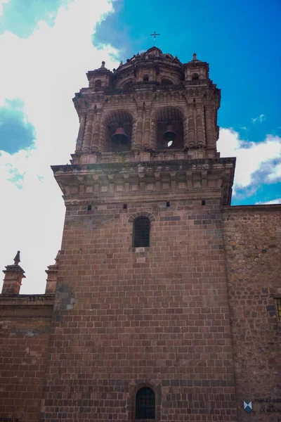 Cusco Katedralen Ligger Torget Cusco Peru — Stockfoto