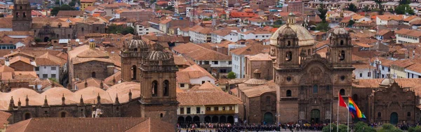 Vista Plaza Principal Del Barrio San Blas Cusco Perú — Foto de Stock
