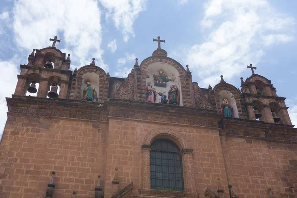 Iglesia Sagrada Familia Parte Catedral Del Cusco Ubicada Plaza Principal — Foto de Stock