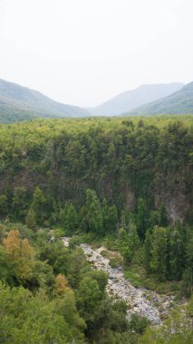 Maule Şili bölgesinde Radal Milli Parkı 7 kupa