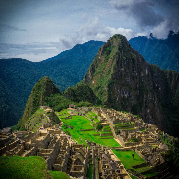 Панорама Мачу Пікчу Куско Перу — стокове фото