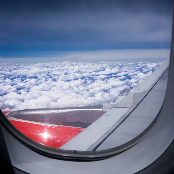 Utsikt Från Ett Flygplan 000 Meter — Stockfoto