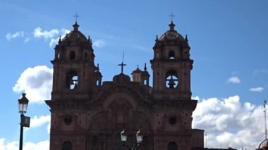 Cusco Peru Plaza de Armas 'daki İsa Kilisesi Şirketi