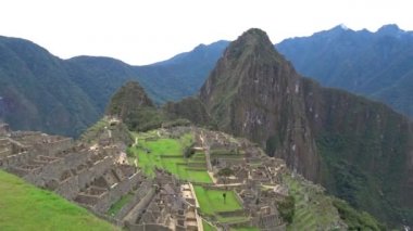 Machu Picchu 'nun Büyük Panoramisi, Cusco Peru