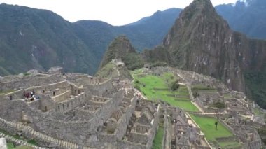 Machu Picchu 'nun Büyük Panoramisi, Cusco Peru