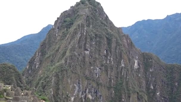 Gran Panorámica Machu Picchu Cusco Perú — Vídeos de Stock