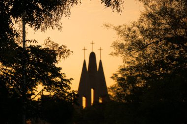Kutsal Hafta Hristiyan Kilisesi Silueti