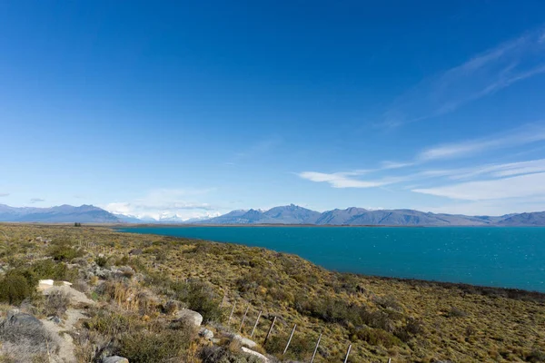 Lago Argentino Maior Mais Sul Dos Grandes Lagos Patagônia Argentina — Fotografia de Stock