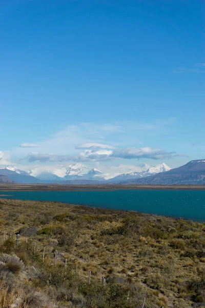 Lago Argentino Maior Mais Sul Dos Grandes Lagos Patagônia Argentina — Fotografia de Stock