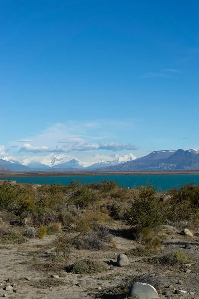 Lago Argentino Maior Mais Sul Dos Grandes Lagos Patagônia Argentina — Fotografia de Stock