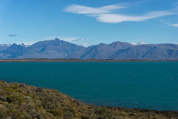 Lago Argentino Maior Mais Sul Dos Grandes Lagos Patagônia Argentina — Fotografia de Stock