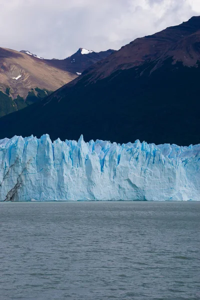 Льодовик Періто Морено Glaciar Perito Moreno Гори Озера Архентіно Lago — стокове фото