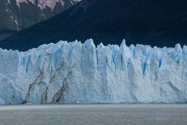 Gletsjer Perito Moreno Glaciar Perito Moreno Bergen Meer Argentino Lago — Stockfoto