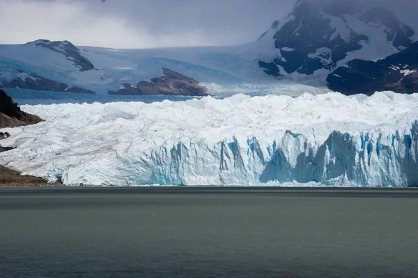 Льодовик Періто Морено Glaciar Perito Moreno Гори Озера Архентіно Lago — стокове фото