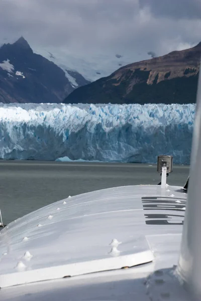 Navegação Glaciar Perito Moreno Cidade Calafate Argentina — Fotografia de Stock