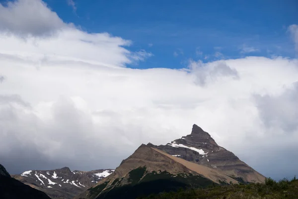 Nageoire Requin Forme Montagne Sur Glacier Perito Moreno Santa Cruz — Photo