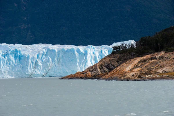 Grauer Gletscher Grauem See Eisfeld Südpatagoniens Chile — Stockfoto