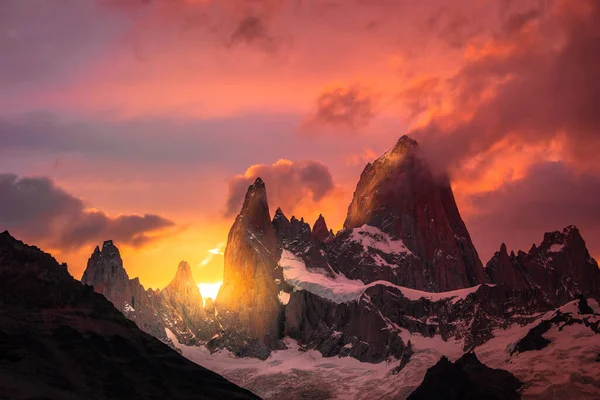 Monte Fitz Roy Patagonia Argentina — Foto de Stock