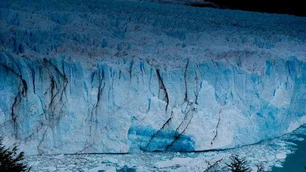 南美洲巴塔哥尼亚的Perito Moreno冰川全景 — 图库照片