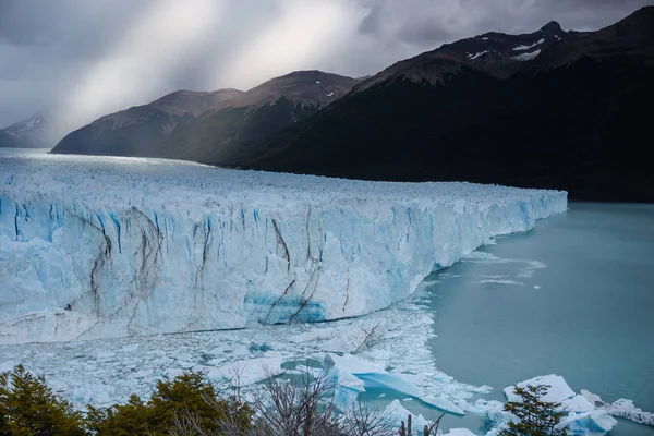 Paisaje Helado Iceberg Forest Calafate Pueblo Cerca Del Borde Del —  Fotos de Stock