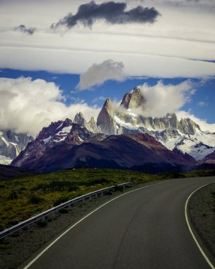 Fitz roy Patagonya Dağı Arjantin