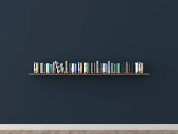 Innen Bücherregal Zimmer Bibliothek — Stockfoto