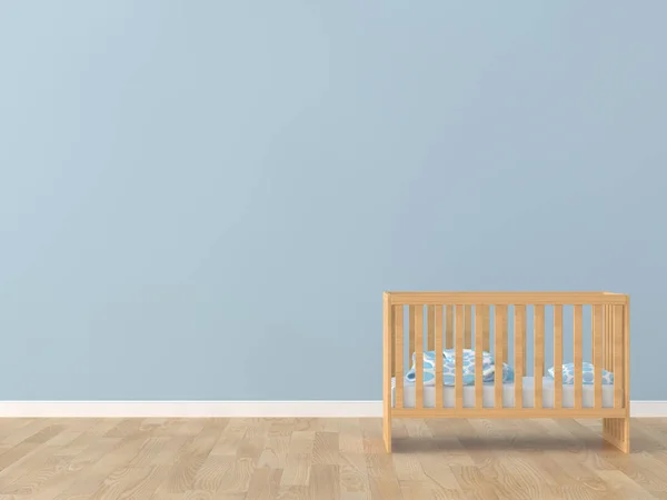 Bebek Oda Yatak oda 3d render resim — Stok fotoğraf