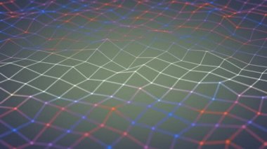 4 k küçük parçacıklar tarafından Çokgen dalga akışının soyutlama