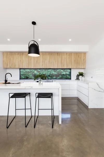 Luxury kitchen interior Stock Photo