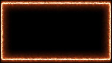 Koyu renk arka plan (4 K çerçevede ateş )