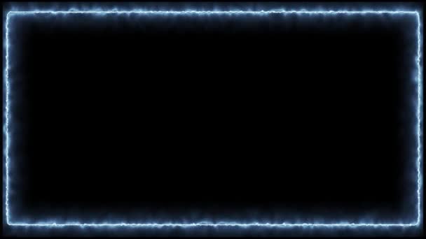 Электрический полный кадр на темном фоне (4 K  ) — стоковое видео