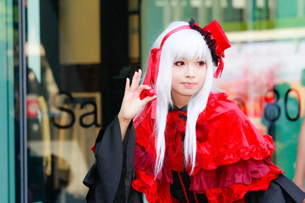 Cosplay anime japanisch — Stockfoto